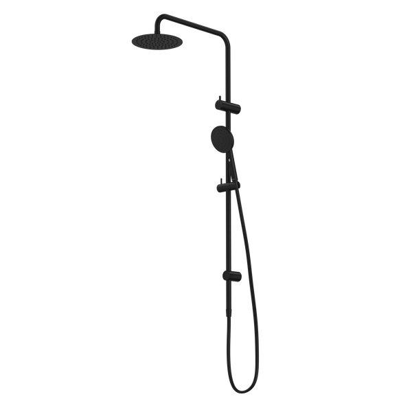 Caroma Urbane II Rail Shower with 200mm Overhead Matte Black