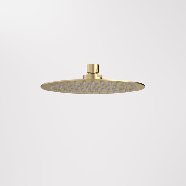 Caroma Urbane II 200mm Round Rain Shower Brushed Brass
