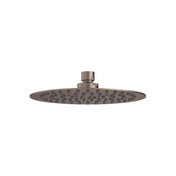 Caroma 200mm Round Rain Shower Brushed Bronze