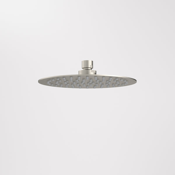 Caroma Urbane II 200mm Round Rain Shower Brushed Nickel