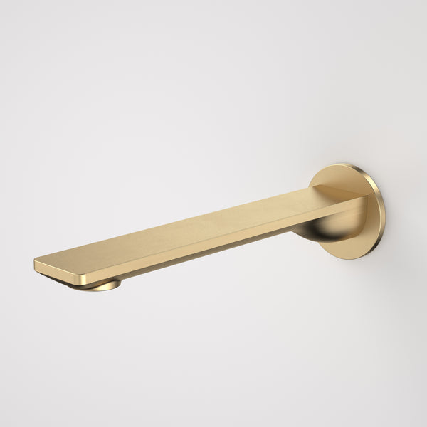 Caroma Urbane II 220mm Basin/Bath Outlet Round Cover Plate Brushed Brass Lead Free