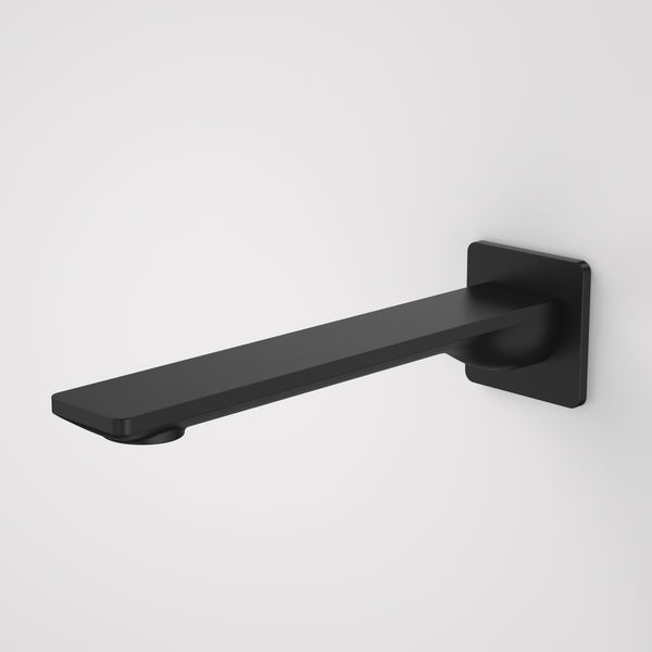 Caroma Urbane II 220mm Basin/Bath Outlet Square Cover Plate Matte Black