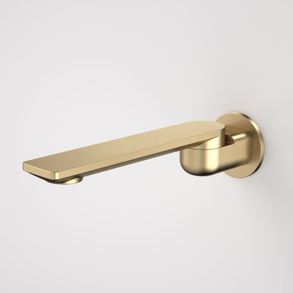 Caroma Urbane II 220mm Bath Swivel Outlet Round Cover Plate Brushed Brass