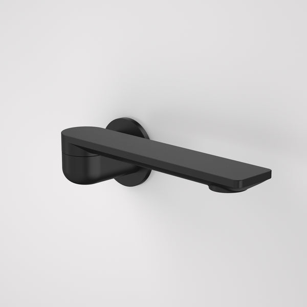 Caroma Urbane II 220mm Bath Swivel Outlet Round Cover Plate Matte Black