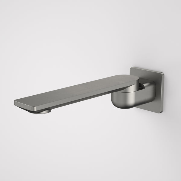 Caroma Urbane II 220mm Bath Swivel Outlet Square Cover Plate Gunmetal