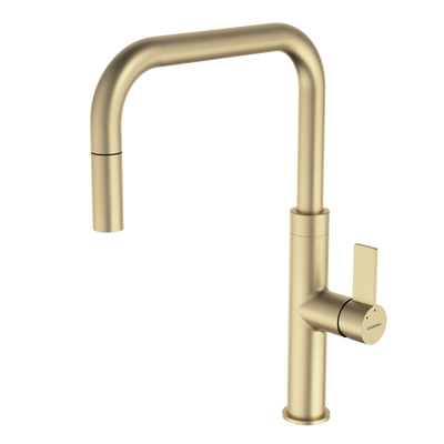 Urbane II Pull Out Sink Mixer Brushed Brass