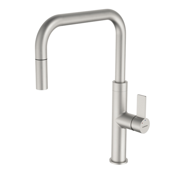 Caroma Urbane II Pull Out Sink Mixer Brushed Nickel Lead Free