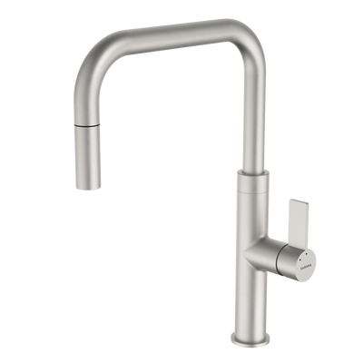Caroma Urbane II Pull Out Sink Mixer Brushed Nickel Lead Free