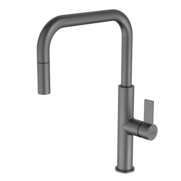 Caroma Urbane II Pull Out Sink Mixer Gunmetal