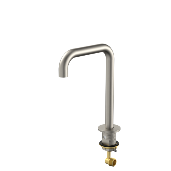 Caroma Urbane II Hob Swivel Outlet 150mm Brushed Nickel