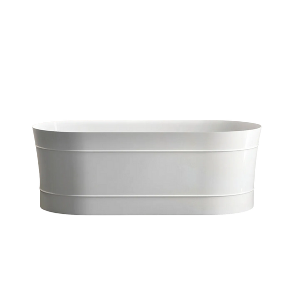 Otti Attica Bondi 1500mm Freestanding Bath Gloss White