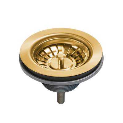 Oliveri Basket Waste with Extended Screw Length Brushed Gold