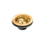 Oliveri Basket Waste Brushed Gold