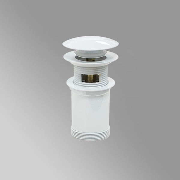 Oliveri Universal Pop Up Plug And Waste Gloss White