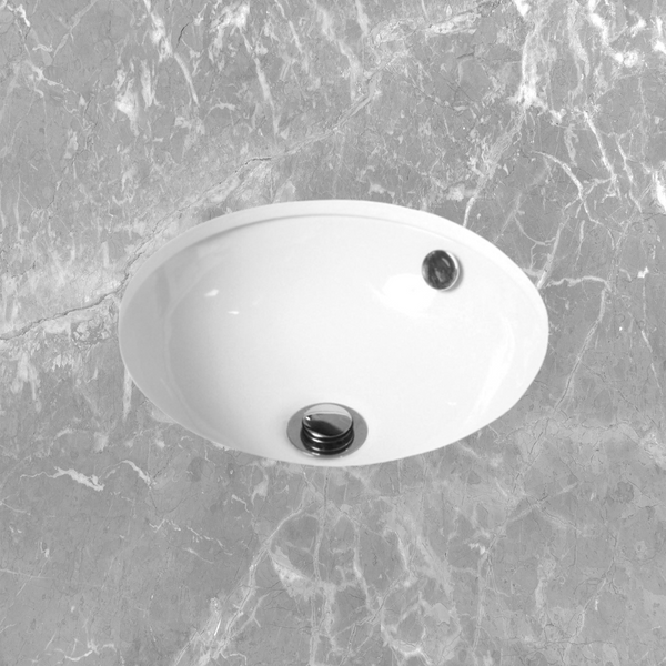 ADP Round Under Counter Basin Gloss White