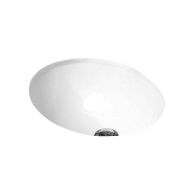 ADP Oval Under Counter Basin Gloss White