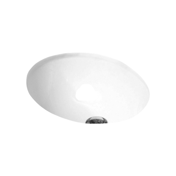ADP Oval Under Counter Basin Gloss White