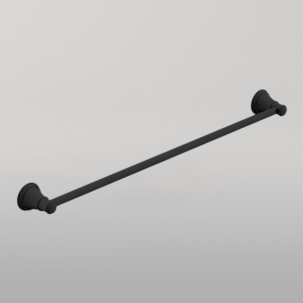 ADP Eternal Single Towel Rail 600mm Matte Black