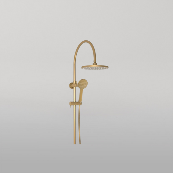 ADP Soul Classic Gooseneck Shower Set Brushed Brass