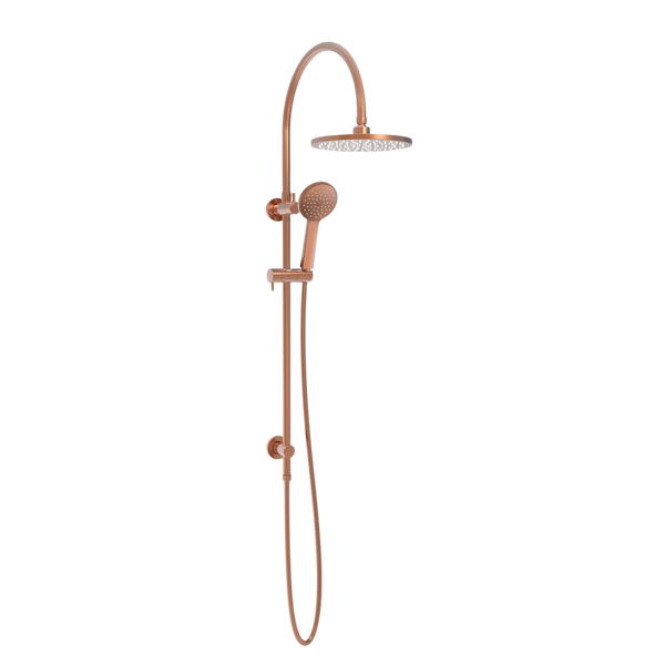 ADP Soul Classic Gooseneck Shower Set Brushed Copper