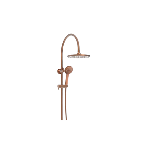 ADP Soul Classic Gooseneck Shower Set Brushed Copper