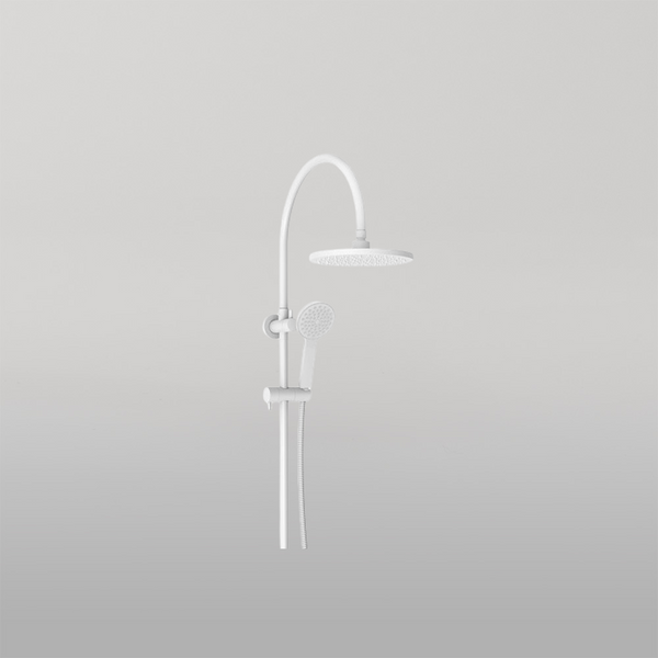 ADP Soul Classic Gooseneck Shower Set Matte White