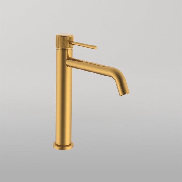 ADP Soul Groove Extended Basin Mixer Brushed Brass