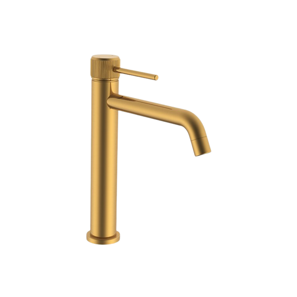 ADP Soul Groove Extended Basin Mixer Brushed Brass