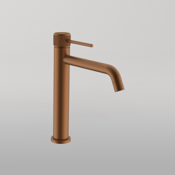 ADP Soul Groove Extended Basin Mixer Brushed Copper