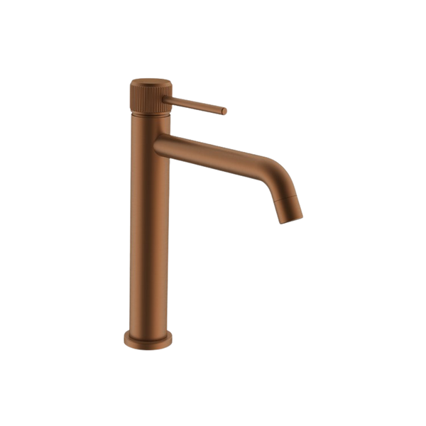 ADP Soul Groove Extended Basin Mixer Brushed Copper