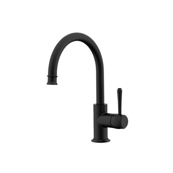 ADP Eternal Gooseneck Basin Mixer Matte Black