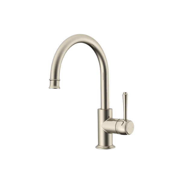 ADP Eternal Gooseneck Basin Mixer Brushed Nickel