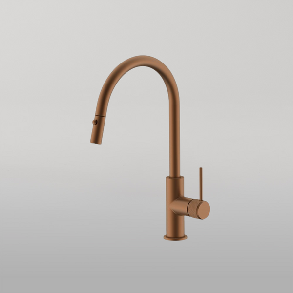 ADP Soul Groove Pull Out Sink Mixer Brushed Copper