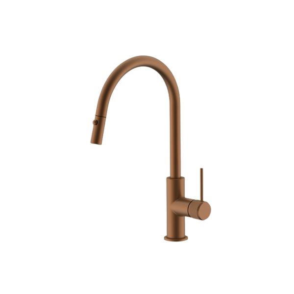 ADP Soul Groove Pull Out Sink Mixer Brushed Copper