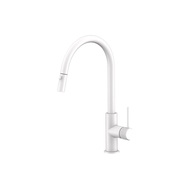 ADP Soul Groove Pull Out Sink Mixer Matte White