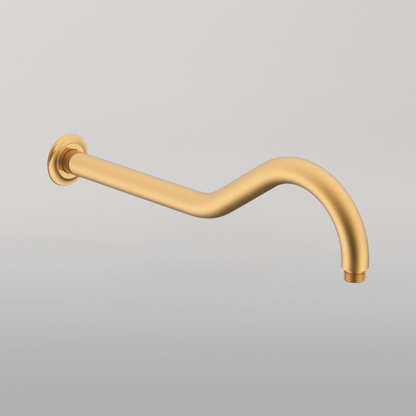 ADP Eternal Shower Arm 450mm Brushed Brass