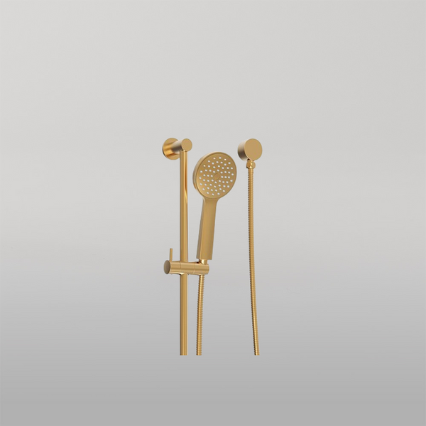 ADP Soul Classic Hand Shower On Rail Brushed Brass
