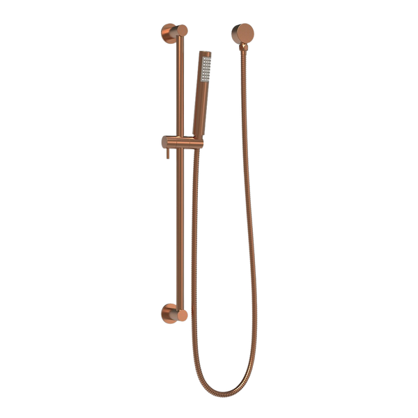 ADP Soul Slimline Hand Shower On Rail Brushed Copper