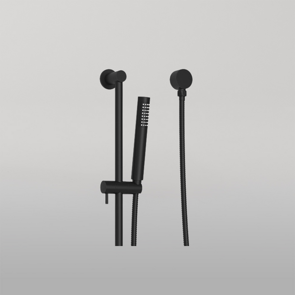 ADP Soul Slimline Hand Shower On Rail Matte Black