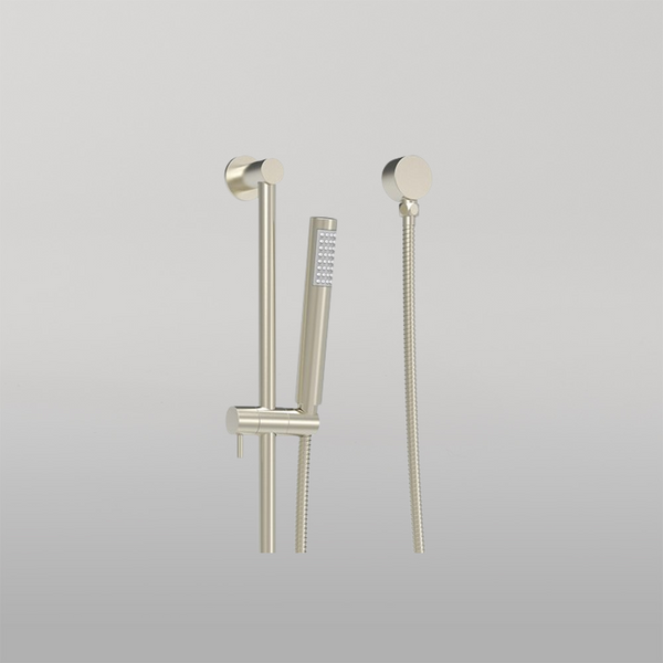 ADP Soul Slimline Hand Shower On Rail Brushed Nickel