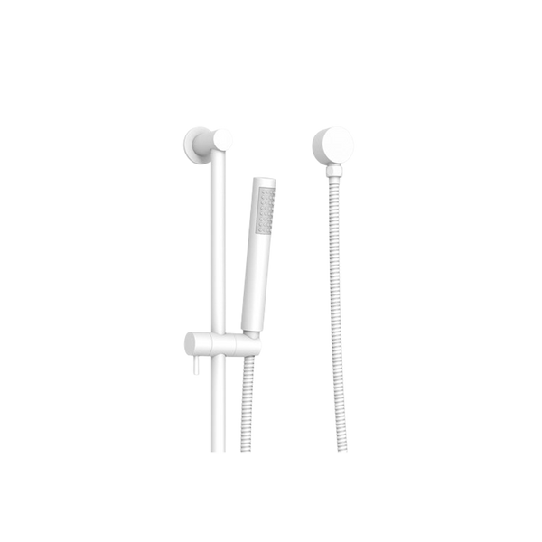 ADP Soul Slimline Hand Shower On Rail Matte White