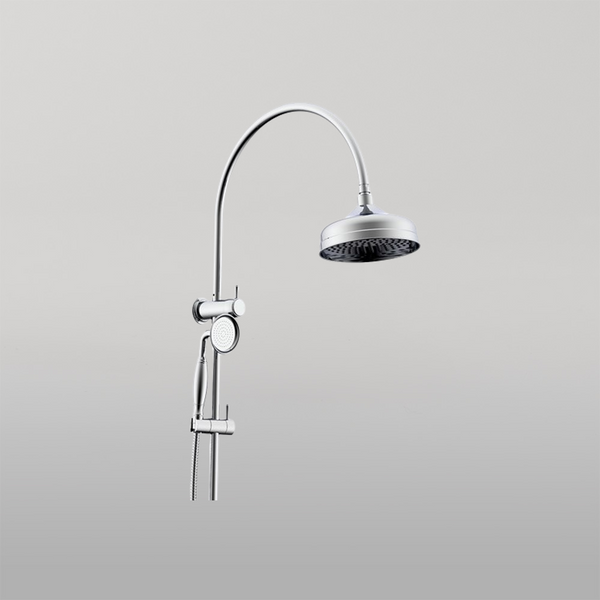 ADP Eternal Gooseneck Twin Shower Set Chrome