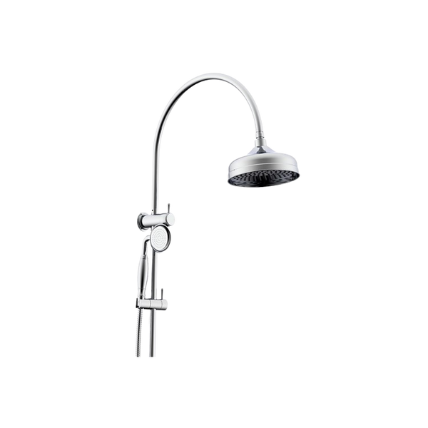 ADP Eternal Gooseneck Twin Shower Set Chrome