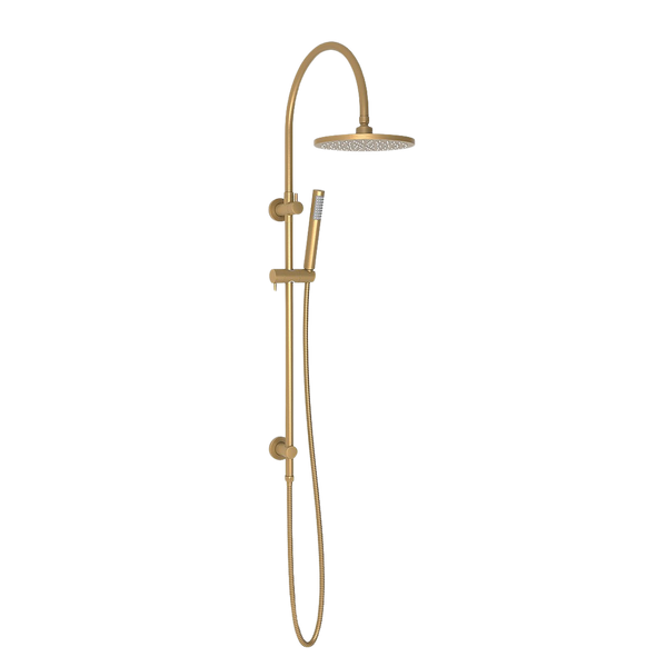ADP Soul Slimline Gooseneck Shower Set Brushed Brass
