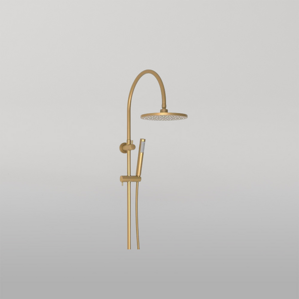 ADP Soul Slimline Gooseneck Shower Set Brushed Brass