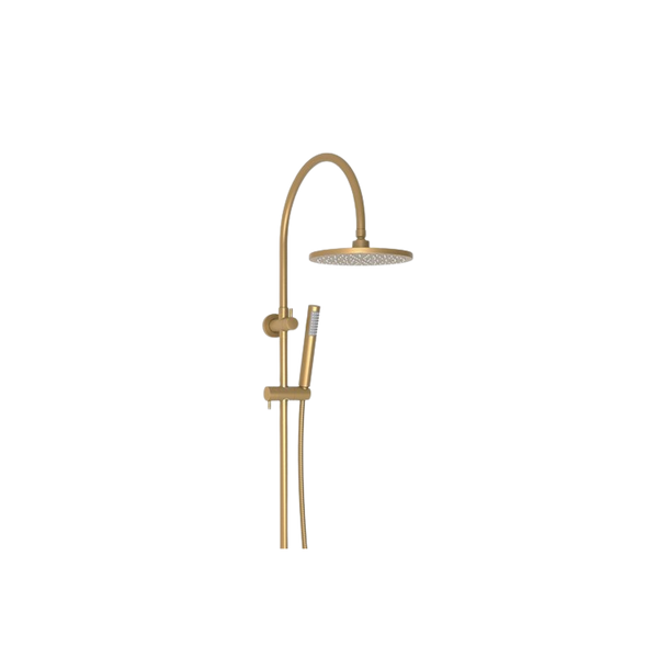 ADP Soul Slimline Gooseneck Shower Set Brushed Brass