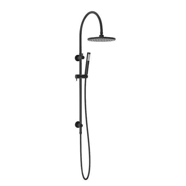ADP Soul Slimline Gooseneck Shower Set Matte Black