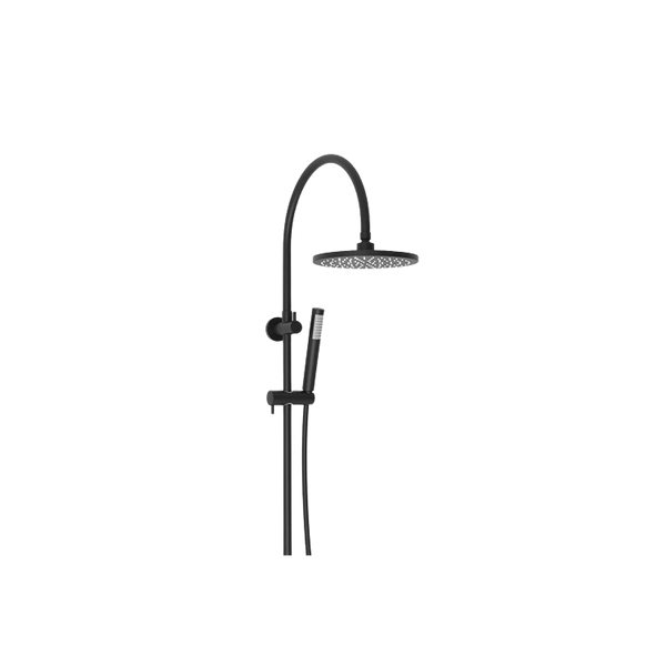 ADP Soul Slimline Gooseneck Shower Set Matte Black