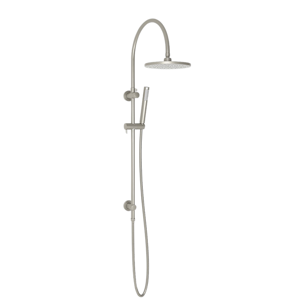 ADP Soul Slimline Gooseneck Shower Set Brushed Nickel
