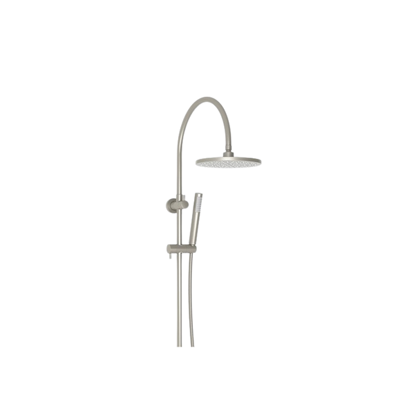 ADP Soul Slimline Gooseneck Shower Set Brushed Nickel